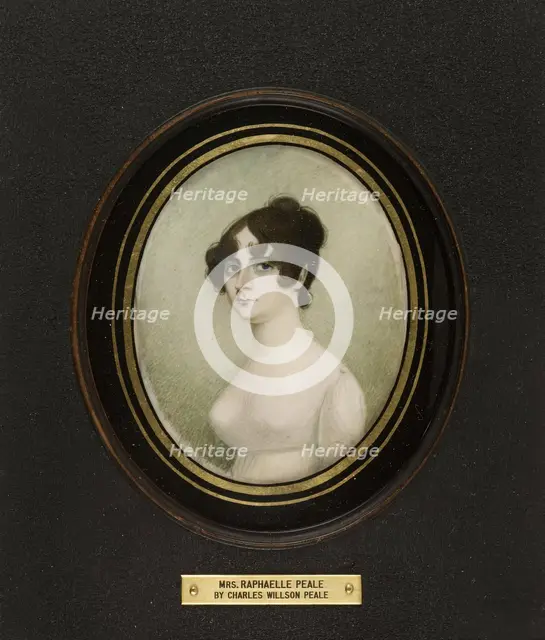 Portrait of Mrs. Raphaelle Peale (Margaret McGlathery Peale) (?), 1st quarter 20th Century. Creator: Unknown.