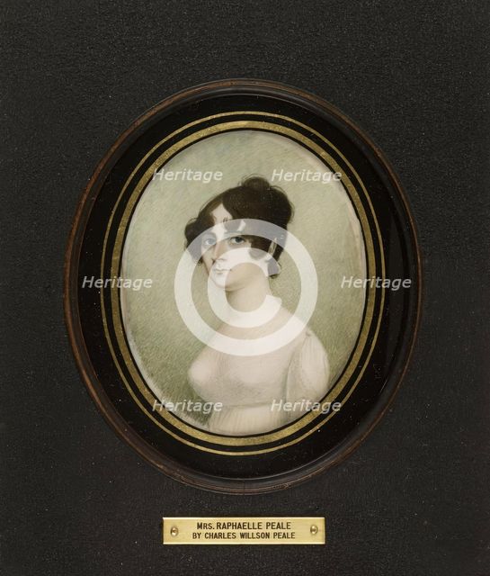 Portrait of Mrs. Raphaelle Peale (Margaret McGlathery Peale) (?), 1st quarter 20th Century. Creator: Unknown.