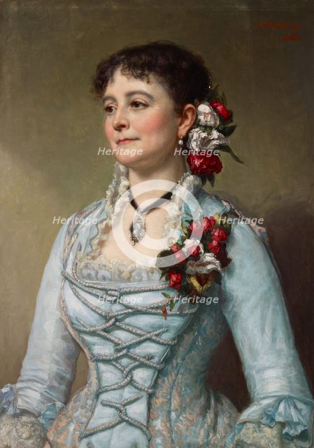 Portrait of Mrs. Richard T. Crane (Mary Josephine Prentice), 1880. Creator: George Peter Alexander Healy.