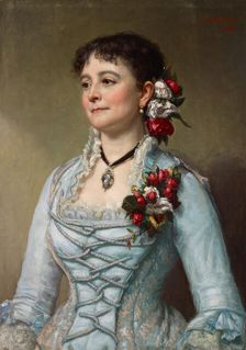 Portrait of Mrs. Richard T. Crane (Mary Josephine Prentice), 1880. Creator: George Peter Alexander Healy