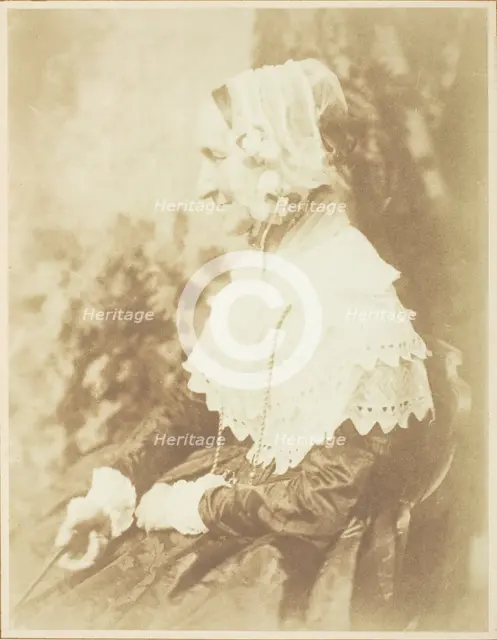Portrait of Mrs. Rigby, 1844. Creators: David Octavius Hill, Robert Adamson, Hill & Adamson.