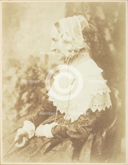 Portrait of Mrs. Rigby, 1844. Creators: David Octavius Hill, Robert Adamson, Hill & Adamson.