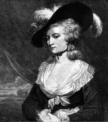 Portrait of Mrs. Robinson, by Sir Joshua Reynolds, 1872. Creator: William Biscombe Gardner