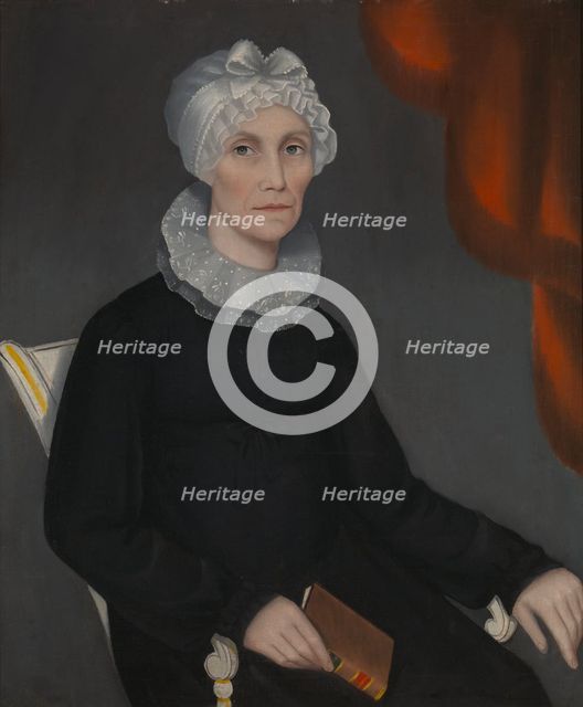 Portrait of Mrs. Robinson, ca. 1819. Creator: Ammi Phillips.