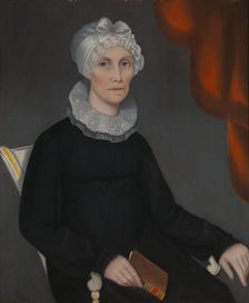 Portrait of Mrs. Robinson, ca. 1819. Creator: Ammi Phillips