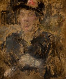 Portrait of Mrs Roubaud, between 1900-1917. Creator: Olga Boznanska