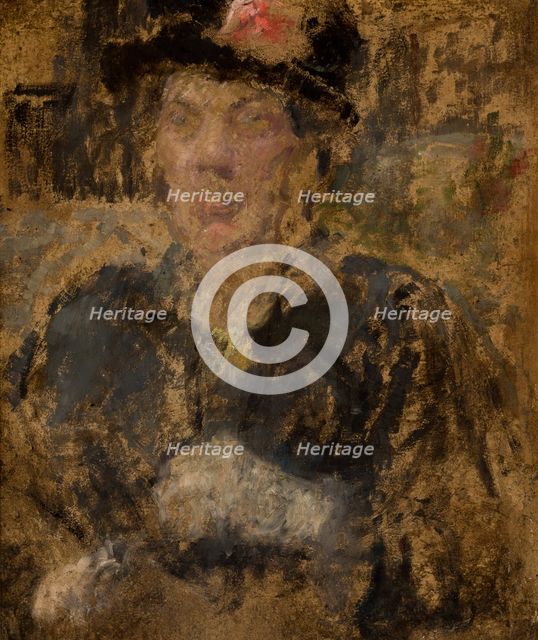 Portrait of Mrs Roubaud, between 1900-1917. Creator: Olga Boznanska.