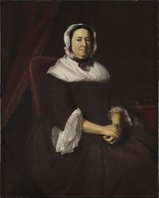 Portrait of Mrs. Samuel Hill (Miriam Kilby), 1764. Creator: John Singleton Copley