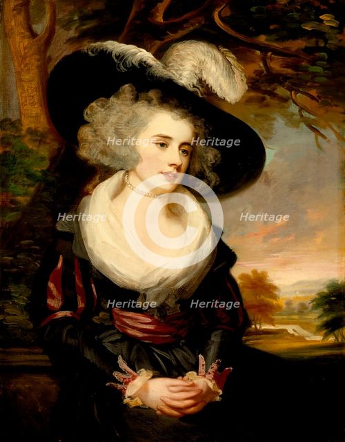 Portrait of Mrs. Smith Barwell, née Unwin, c1785. Creator: James Northcote.
