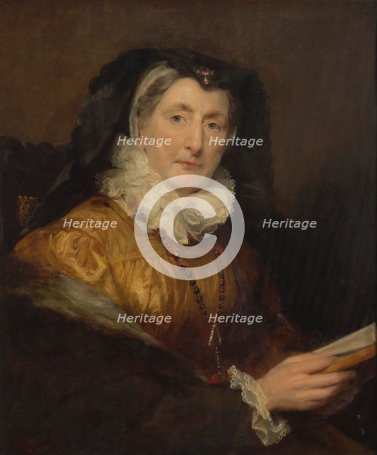 Portrait of Mrs W. Collins, 1826. Creator: Margaret Carpenter.