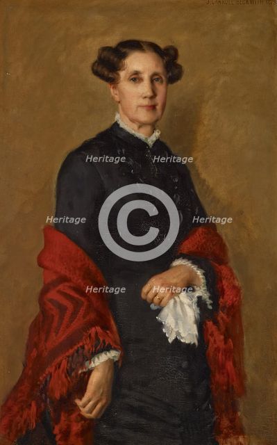 Portrait of Mrs. William C. Bartlett, 1879. Creator: Carroll Beckwith.