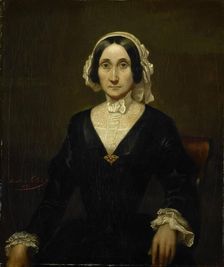 Portrait of Mrs. W.J.S. van Alphen, Baroness van Reede van Oudtshoorn, 1854. Creator: Raden Saleh