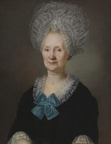 Portrait of Ms. Anna Krogius, c1890s. Creator: Nils Schillmark