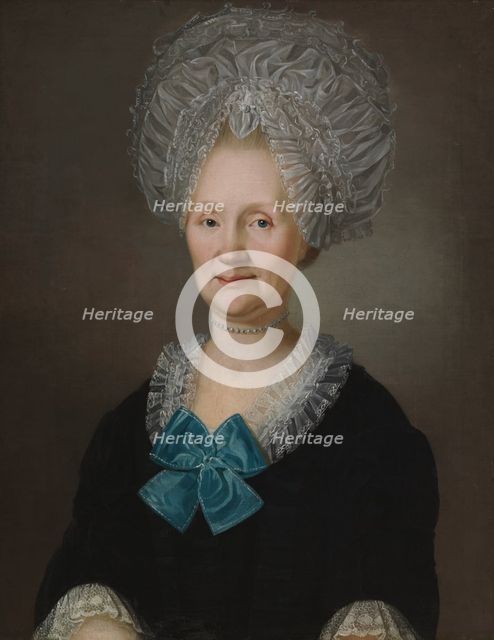 Portrait of Ms. Anna Krogius, c1890s. Creator: Nils Schillmark.