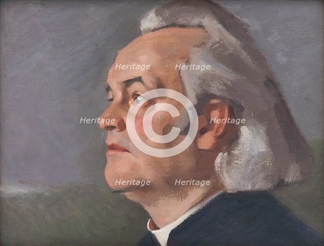 Portrait of Msgr. Alojz Kolíska, around 1925. Creator: Milan Thomka Mitrovsky.