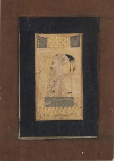 Portrait of Mughal Emperor Aurangzeb, 18th century