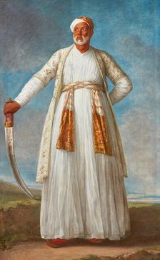 Portrait of Muhammad Dervish Khan, ambassador to the French court sent by Tipu Sultan , 1788. Creator: Vigée Le Brun, Louise Élisabeth (1755-1842)
