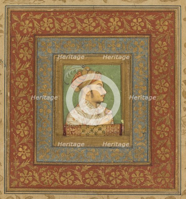 Portrait of Murad Bakhsh (1624-1661), c. 1635. Creator: Balchand (Indian, active 1595-c. 1650), attributed to.
