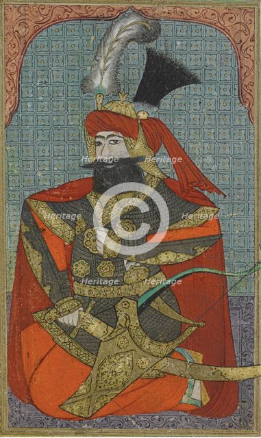 Portrait of Murad IV (1612-1640), Sultan of the Ottoman Empire, c. 1710. Artist: Anonymous  