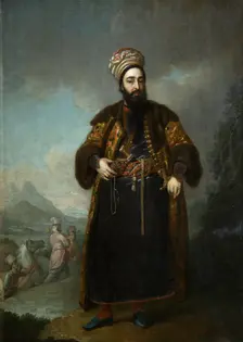 Portrait of Murtaza Kuli Khan 1796. Creator: Borovikovsky, Vladimir Lukich (1757-1825)