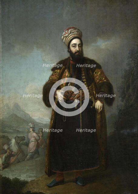 Portrait of Murtaza Kuli Khan', 1796. Creator: Borovikovsky, Vladimir Lukich (1757-1825).
