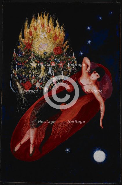 Portrait of My Sister, Ettie Stettheimer, 1923. Creator: Stettheimer, Florine (1871-1944).