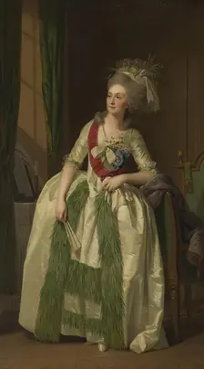 Portrait of N.V. Saltykova, 1780. Creator: Friedrich Tischbein