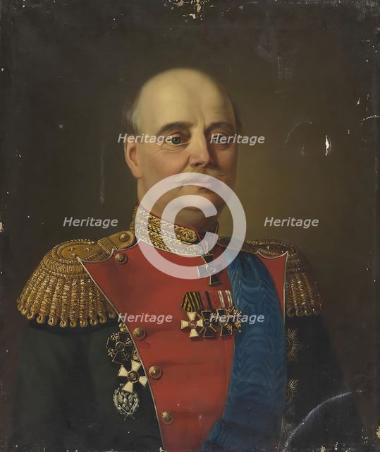 Portrait of N.I. Miller, 1879. Creator: Pavel Porohovnikov.