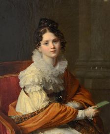 Portrait of N.P. Stroganova, 19th century. Creator: Unknown