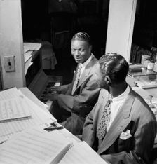 Portrait of Nat King Cole, New York, N.Y., ca. June 1947. Creator: William Paul Gottlieb