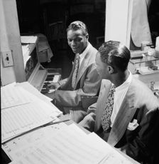 Portrait of Nat King Cole, New York, N.Y., ca. June 1947. Creator: William Paul Gottlieb