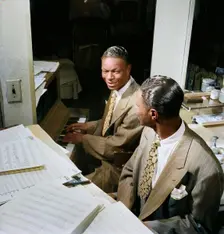 Portrait of Nat King Cole, New York, N.Y., ca. June 1947. Creator: William Paul Gottlieb