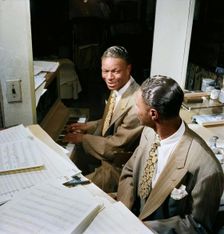 Portrait of Nat King Cole, New York, N.Y., ca. June 1947. Creator: William Paul Gottlieb