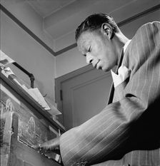 Portrait of Nat King Cole, New York, N.Y., ca. June 1947. Creator: William Paul Gottlieb