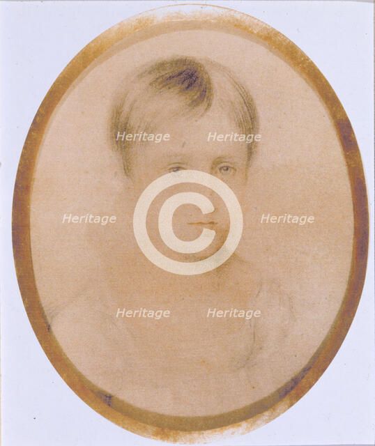 Portrait of Natalia Goncharova, 1820s. Artist: Anonymous, 18th century  