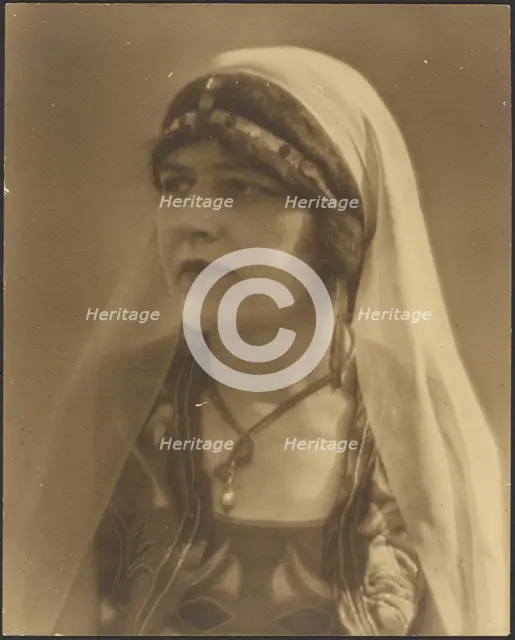 Portrait of Nautch Girl, 1924-1943. Creator: Louis Fleckenstein.