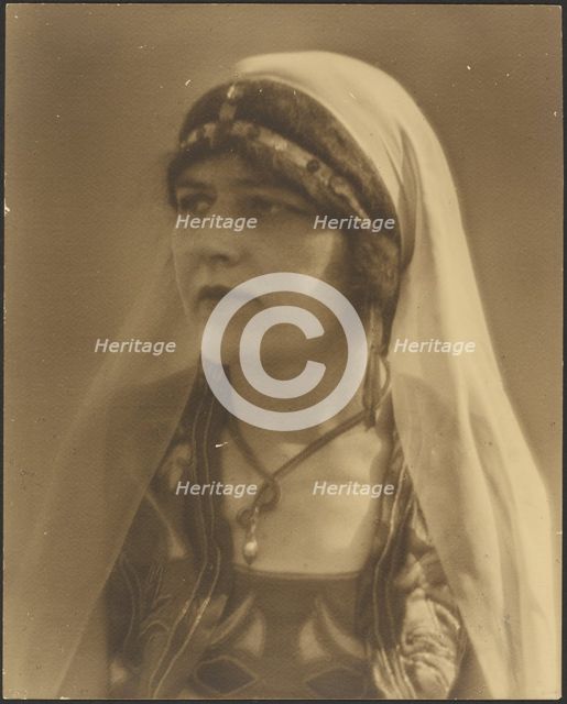 Portrait of Nautch Girl, 1924-1943. Creator: Louis Fleckenstein.
