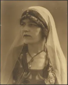 Portrait of Nautch Girl, 1924-1943. Creator: Louis Fleckenstein