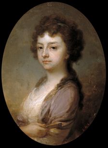 Portrait of Nadezhda Ilyinichna Lvova, née Berezina, 1790s