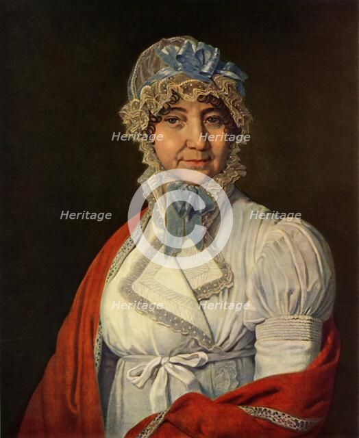 'Portrait of Nadezhda Ivanovna Dubovitska', 1809, (1965).  Creator: Vladimir Borovikovsky.