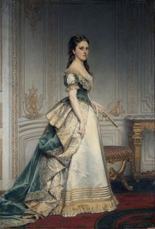 Portrait of Nadezhda Polovtseva, 1870. Creator: Charles Jalabert