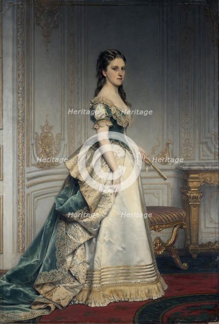 Portrait of Nadezhda Polovtseva, 1870. Creator: Charles Jalabert.