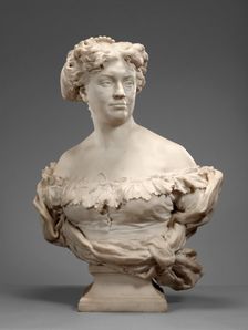 Portrait of Nadine Dumas (Madame Alexandre Dumas Fils 1827-1875), 1873-1875. Creator: Jean-Baptiste Carpeaux