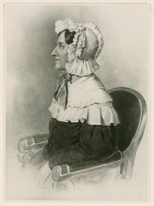 Portrait of Nannette Streicher (1769-1833), née Stein, 1829. Creator: Krones, Ludwig (1785-1837)