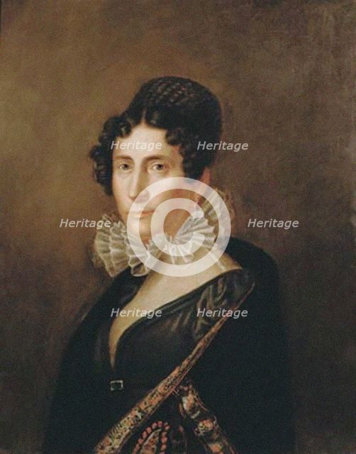 Portrait of Nannette Streicher (1769-1833), née Stein. Creator: Anonymous.