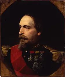 Portrait of Napoleon III, 1868. Creator: Adolphe Yvon