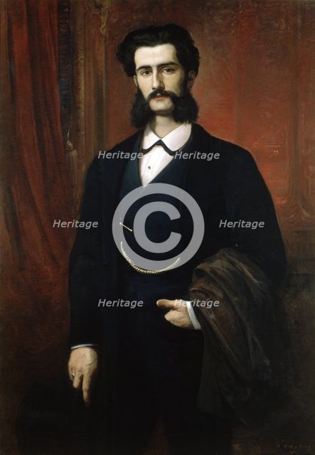 Portrait of Narcis Monturiol, Catalan inventor and politician.