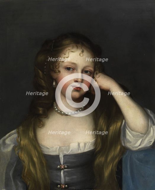 Portrait of Nell Gwyn (1651-1687). Creator: Beale, Mary (1632-1697).