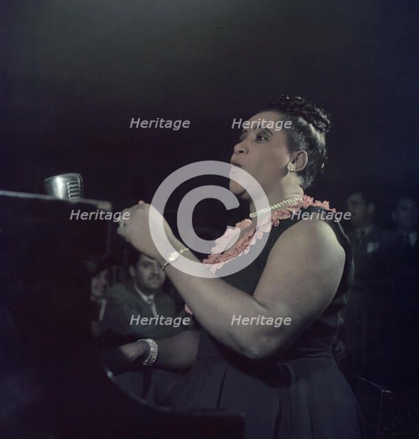 Portrait of Nellie Lutcher, New York, N.Y., 1946. Creator: William Paul Gottlieb.