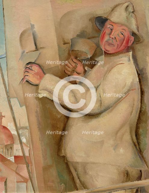 Portrait of Nemisio Brazzola, stonemason, 1932. Creator: Bailly, Alice (1872-1938).